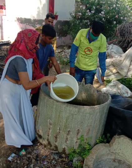 19. eliminating stagnant water sources to prevent larva breading