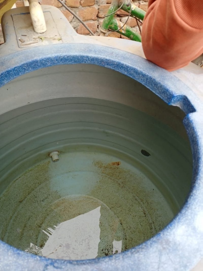 2. Searching mosquito breeding in water storage in urban setting