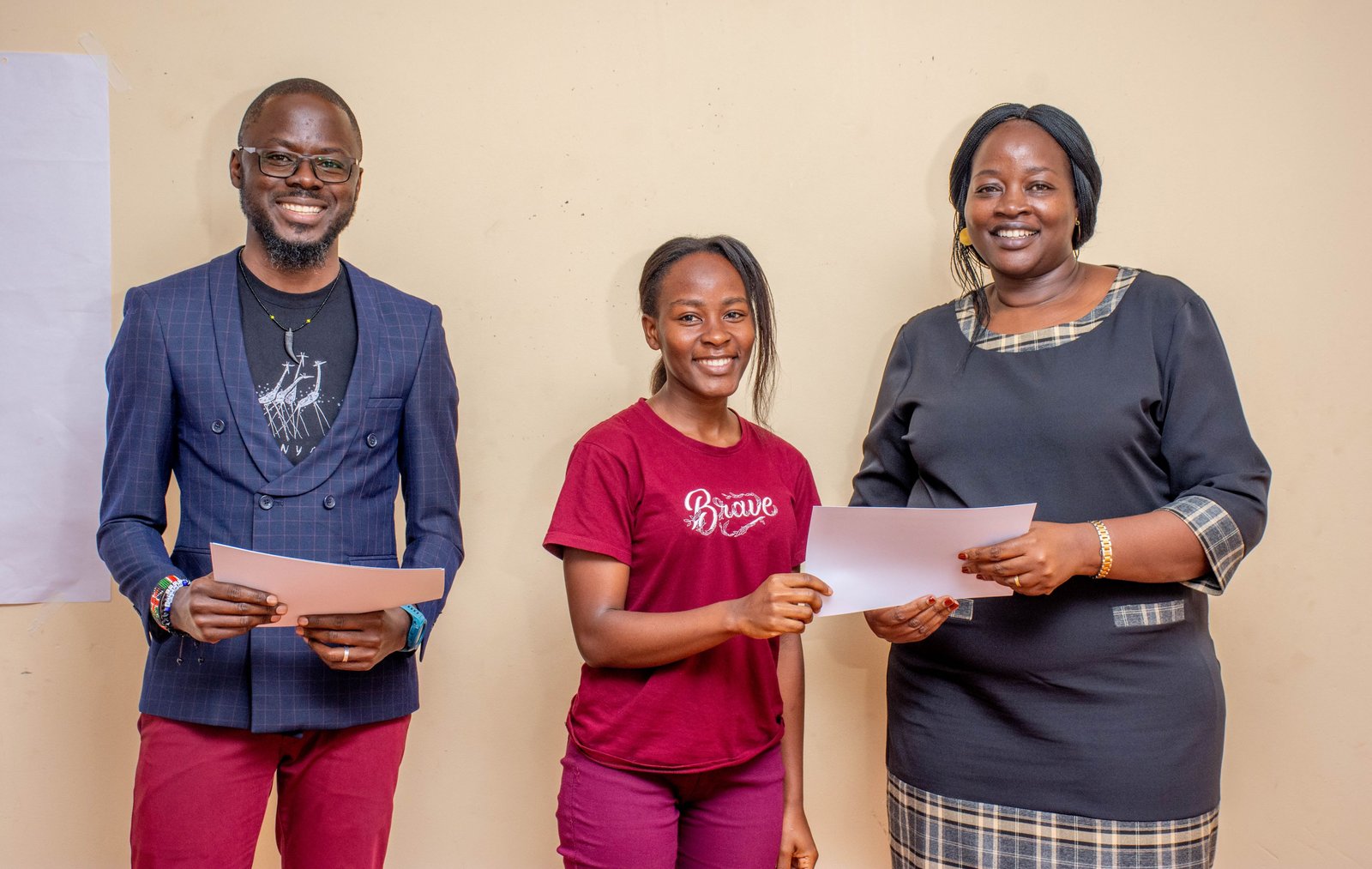 Bridget receives certificate_PATH Uganda_