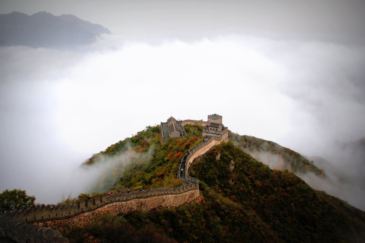 The Great Wall of China.