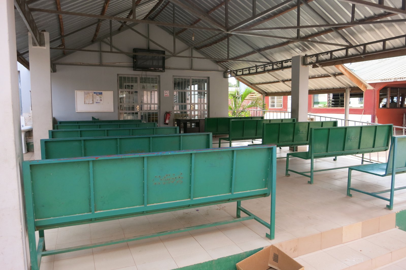 Empty vaccine study site in The Gambia. PATH/Lauren Newhouse