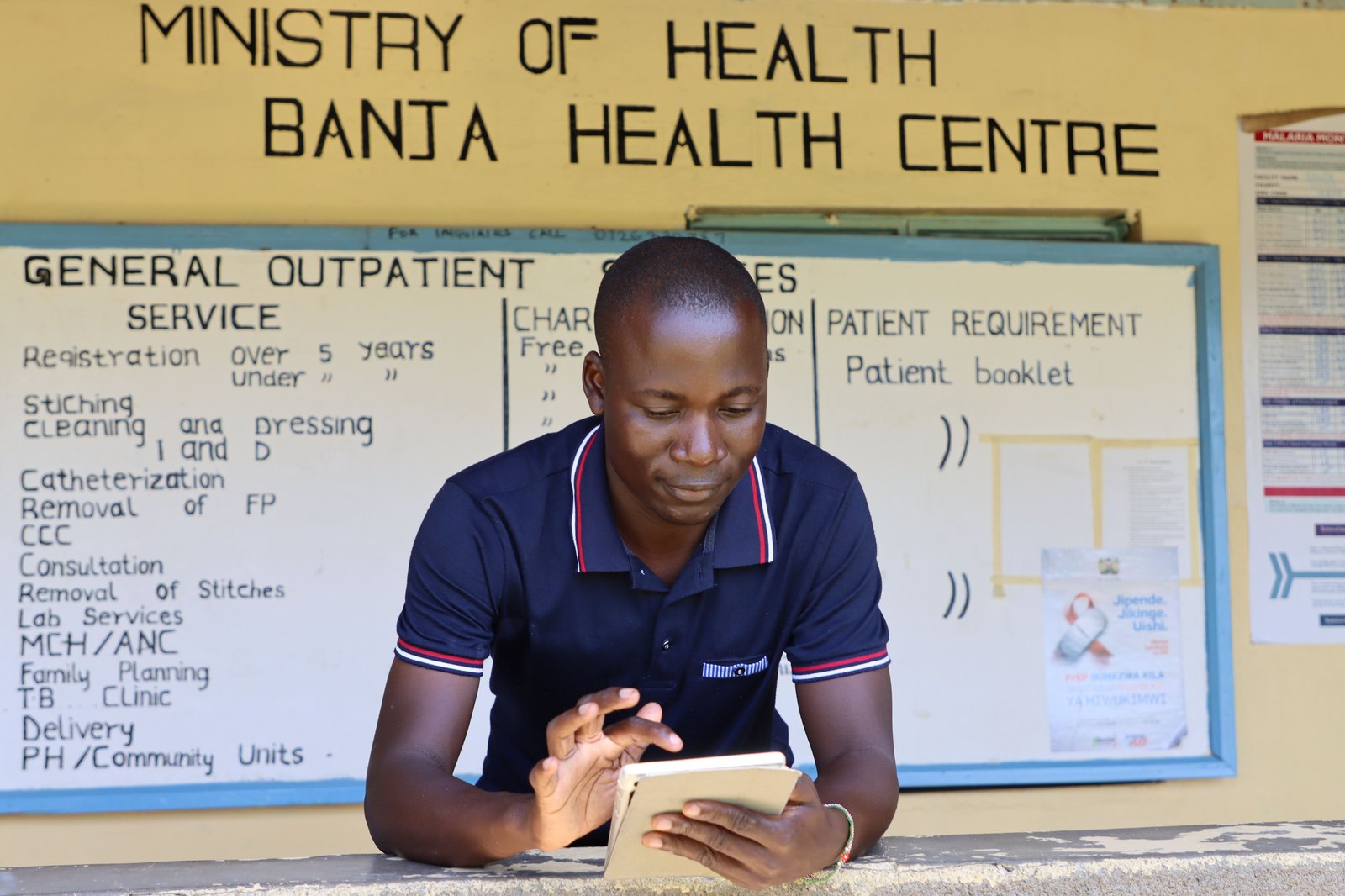 Johnstone Odemba, Community Health Assistant, Givogi Community Unit. Photo: PATH/Denise Akun.