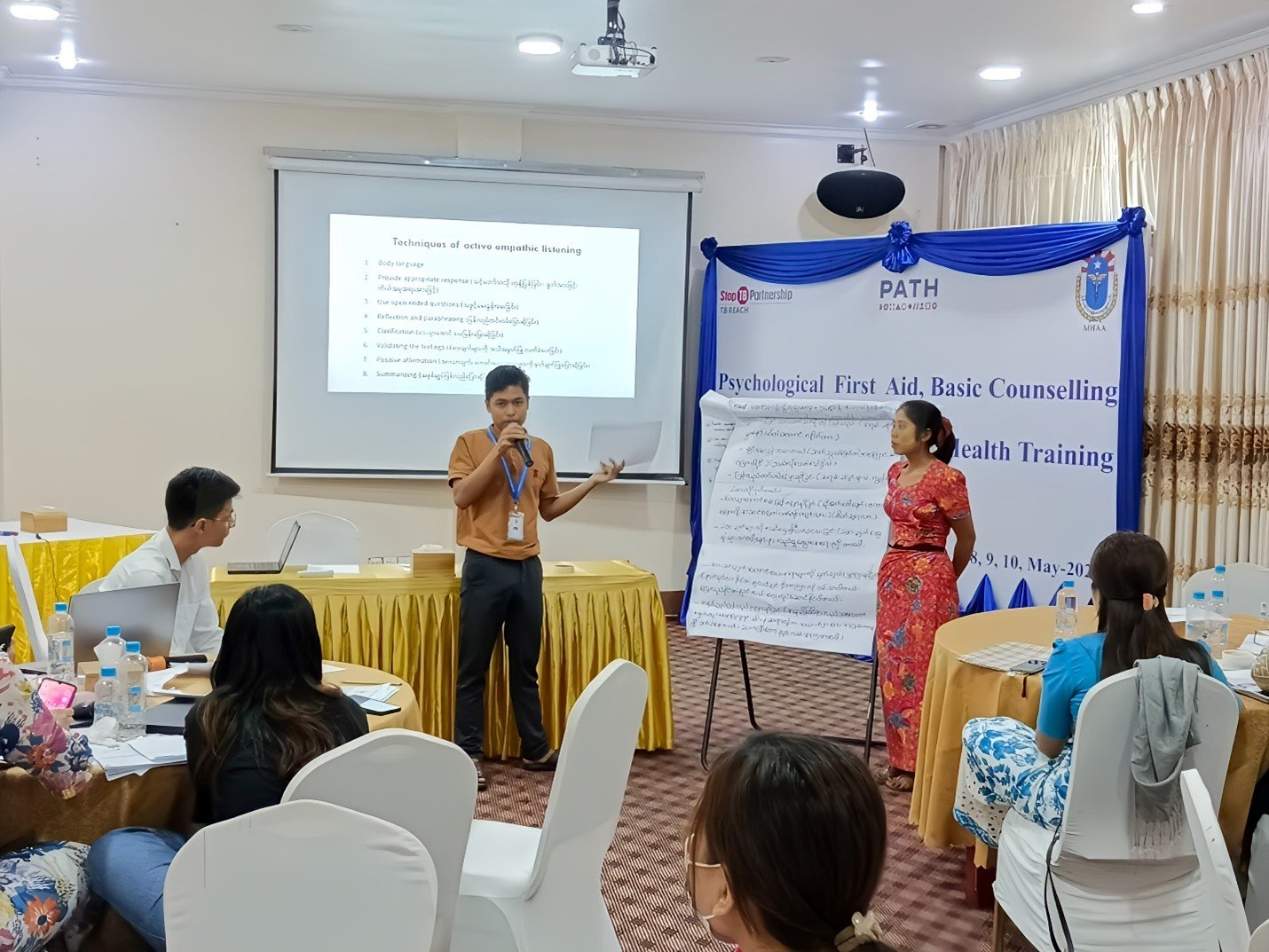 Myanmar mental health training