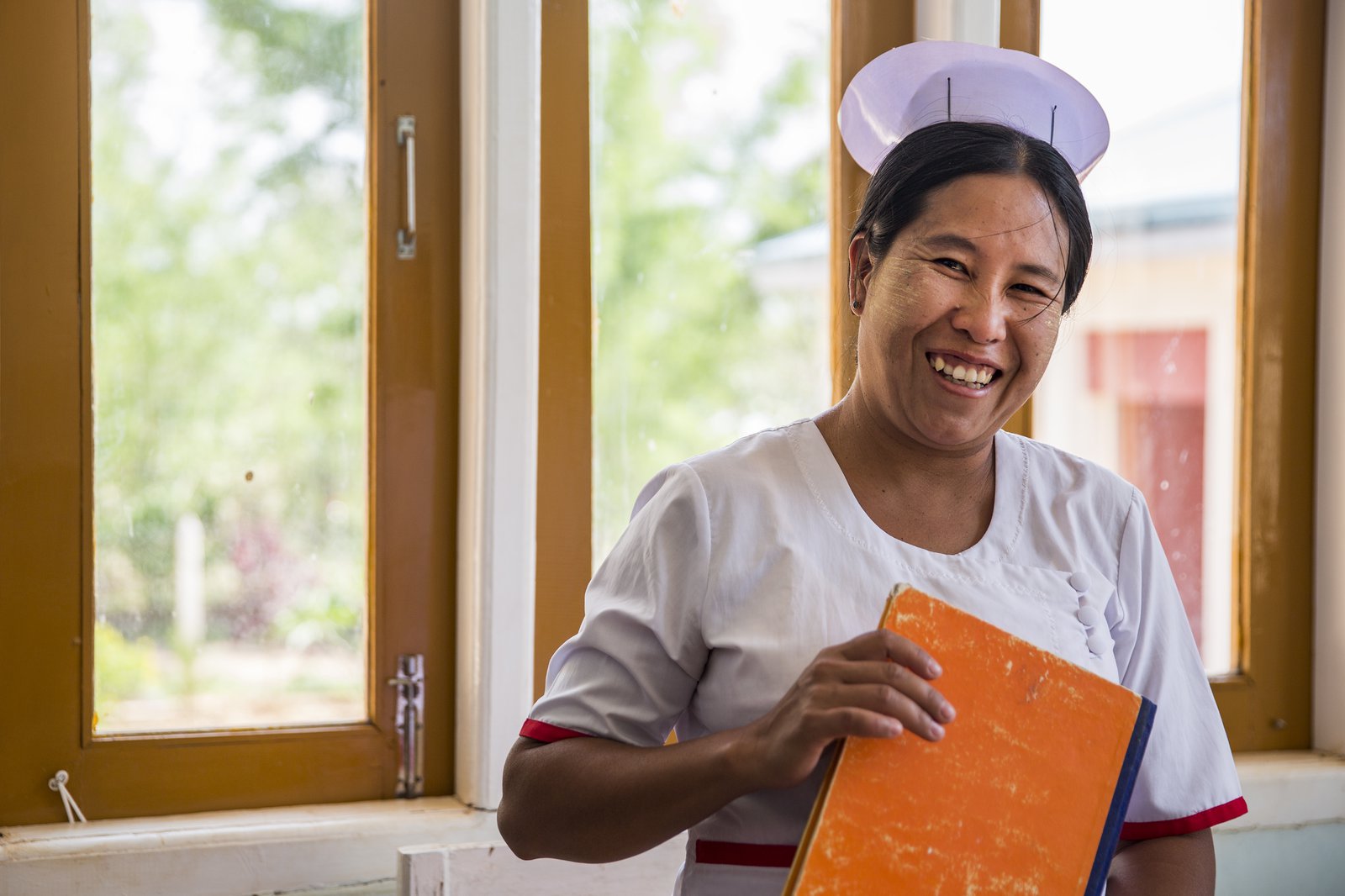 Myanmar health worker