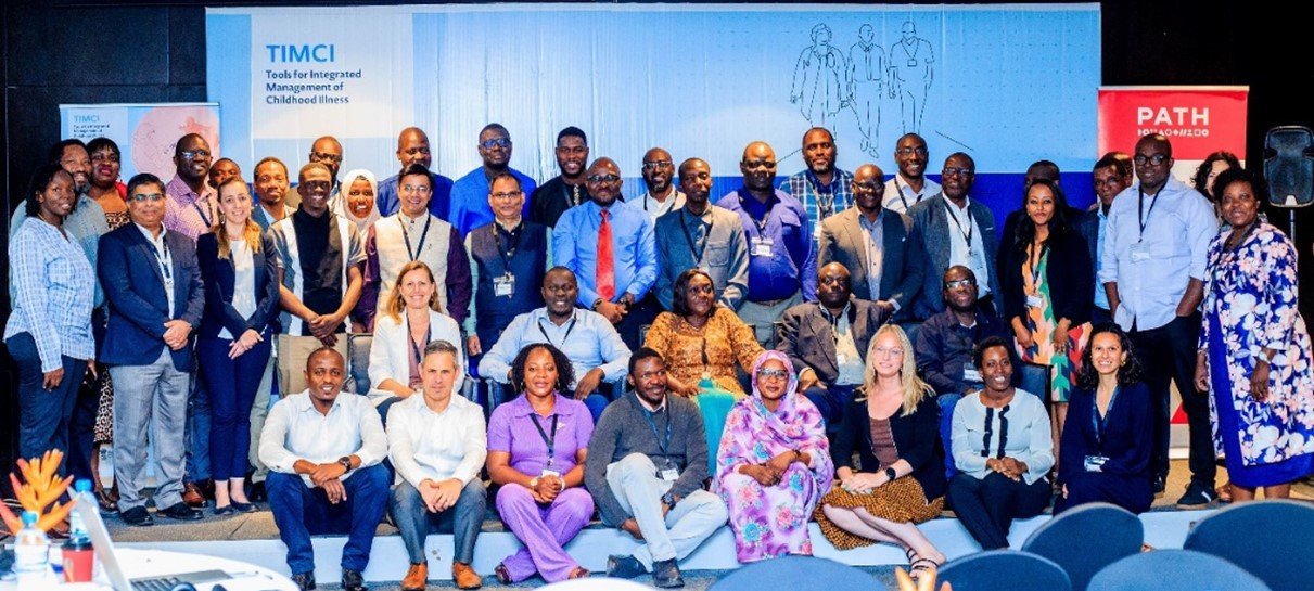 In June 2024, PATH brought together TIMCI observer countries, ministries of health, and national/global stakeholders to review the project outcomes in Dar es Salaam, Tanzania. Photo: PATH/Olgah Odek.