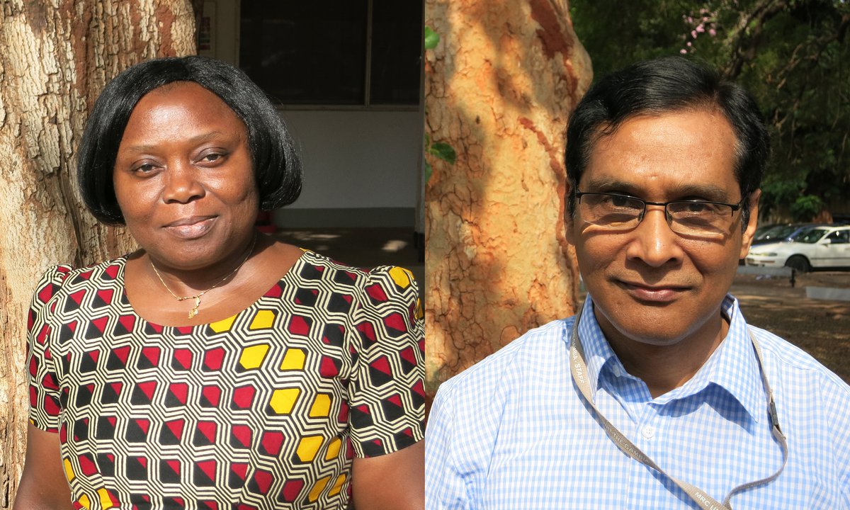 Outdoors portraits of Claire Oluwalana and Akram Zaman. 