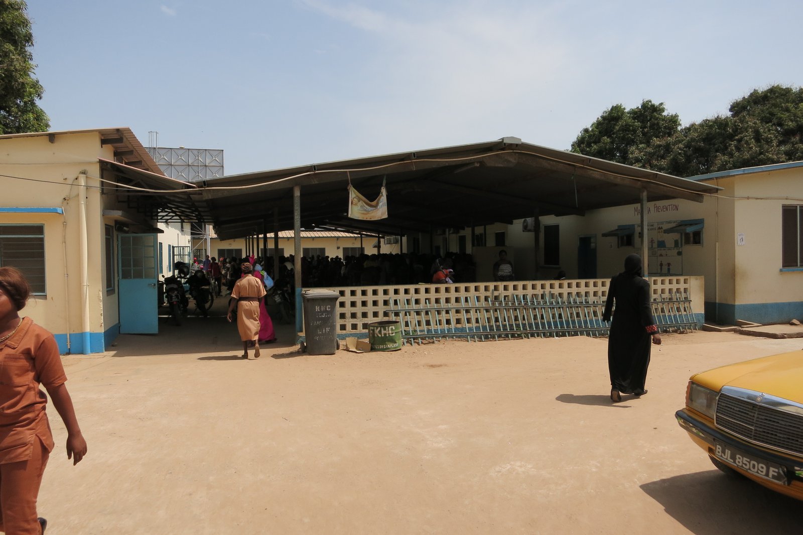 A vaccine clinic in action in The Gambia. Photo: PATH/Lauren Newhouse