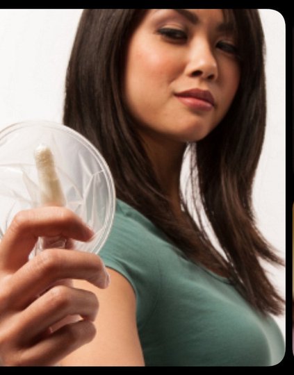 From left to right, the Woman's Condom, SILCS diaphragm, and Sayana Press.