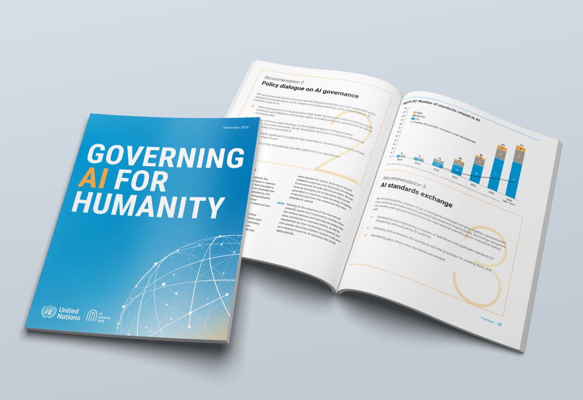 Governing AI for Humanity report by the United Nations.